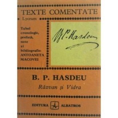 Carte B.P.Hasdeu - Razvan Si Vidra foto