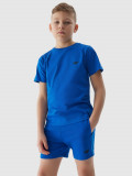 Șort de trening pentru băieți - cobalt, 4F Sportswear