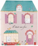 Carte de colorat cu abtibilduri A fost odata Moulin Roty