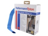 Manşon termocontractabil 3:1 18mm 4m albastru HELLERMANNTYTON