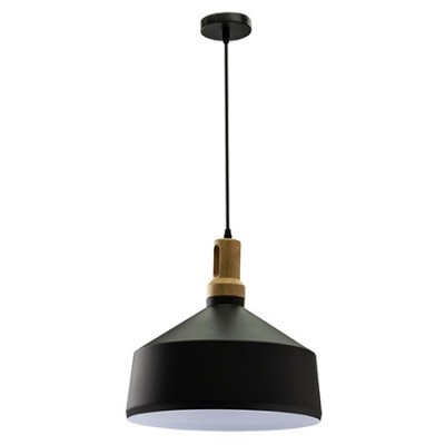 Corp suspendat pentru iluminat max 60w ip20 -negru foto