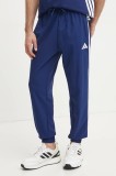 adidas pantaloni Essentials barbati, culoarea albastru marin, modelator, JE6403