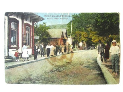 Rara! Slănic-Prahova:Strada Vasile Alexandri-Ed.A.Enache,Coloniale,Delicatese anii 30 foto