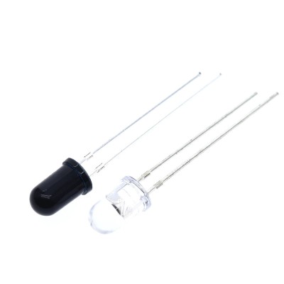 Set de 2 diode Emitator si Receptor cu infrarosu 301A foto