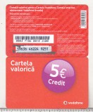 bnk card Romania - Vodafone - reincarcare 5 euro - RO-VOD-REF-0042B