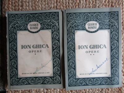 Opere (2 vol.) - Ion Ghica foto