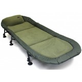 Pat pescuit la crap ZFISH DELUXE RCL, 210 x 85 cm, 6 picioare, verde