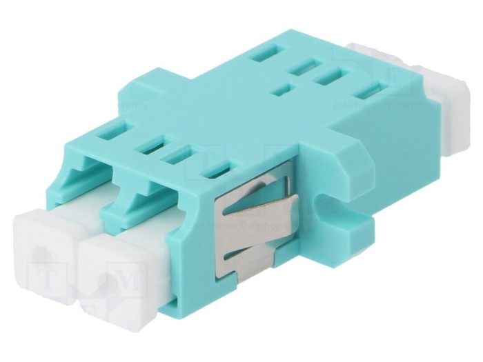 Conector fibră optică cuplă duplex multimod LC