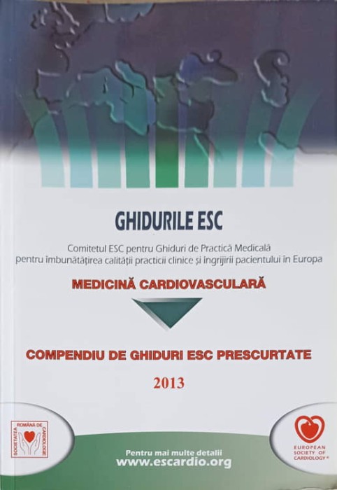 COMPENDIU DE GHIDURI ESC PRESCURTATE 2013-CARMEN GINGHINA, COSMIN CALIN, CORNELIA CALINESCU-249178
