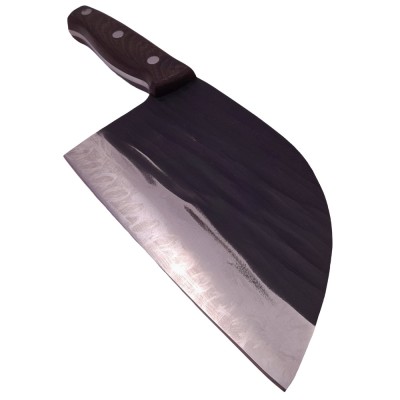 Cutitul bucatarului IdeallStore&amp;reg;, lucrat manual, Chef Helper, 29.5 cm, otel inoxidabil, 680 g, negru foto