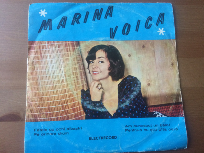 marina voica fetele cu ochi albastri disc single 7&quot; vinyl muzica pop EDC 10287