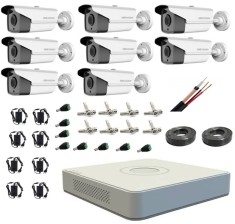 Kit sistem complet 8 camere supraveghere Hikvision 1080P 80 m IR lentila 3.6mm SafetyGuard Surveillance foto