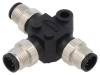 Adaptor &icirc;n T M12 tată x3 Amphenol LTW A-DeviceNet / CANopen PIN: 5
