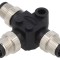 Adaptor &icirc;n T M12 tată x3 Amphenol LTW A-DeviceNet / CANopen PIN: 5