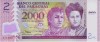 Bancnota Paraguay 2.000 Guaranies 2017 - P228 UNC ( polimer - vezi descriere )