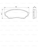 BOSCH 0 986 424 713 set placute frana,frana disc