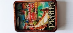XG Magnet frigider-tematica turistica- Cehia-Praga-Podul Carol, Castelul Praga 2