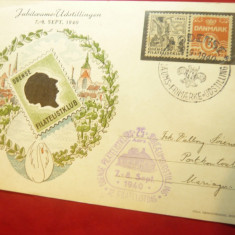 Carte Postala- Jubileul Club Filatelic Odense Danemarca 1940