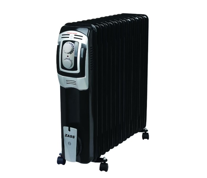 Calorifer electric Zass ZR 13 BE, 3000 W, 13 elementi, Termostat reglabil - RESIGILAT