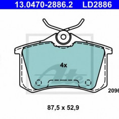 Set placute frana,frana disc SEAT LEON (1M1) (1999 - 2006) ATE 13.0470-2886.2