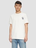 Tricou barbati cu decolteu la baza gatului, croiala Regular Fit, Alb, S