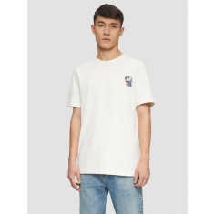 Tricou barbati cu decolteu la baza gatului, croiala Regular Fit, Alb, S