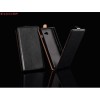 Husa Flip Flexi Neagra Samsung Galaxy E5 E500, Protectie Completa, Bulk