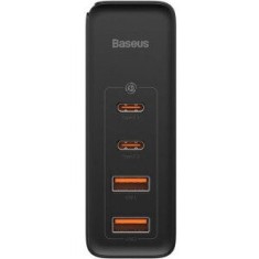 Incarcator retea Baseus GaN2 Pro, Quick Charge 3.0 100W, 2 x USB Type-C 5V/3A max, 2 x USB 5V/3A max, negru
