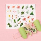 Tatuaj Unghii LUXORISE Flamingo &amp;amp; Run, STZ-831