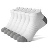 Set 6 perechi de sosete pentru barbati, SS029, Alb, marime universala (39-42)