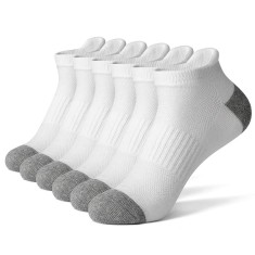 Set 6 perechi de sosete pentru barbati, SS029, Alb, marime universala (39-42)