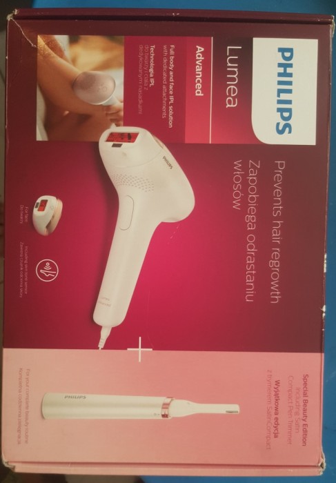 Aparat de epilat definitv cu lase Philips Advance