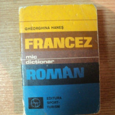 Mic dictionar francez-roman