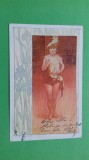 Litho Circ Circus Zirkus Femeie acrobat Walter Hampel 1899 Litografie