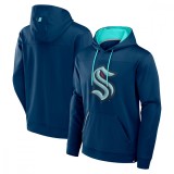 Seattle Kraken hanorac de bărbați cu glugă Defender Pullover - L