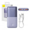 Baseus Bipow Pro Powerbank 10000mAh, 2xUSB, USB-C, 20W (violet)