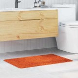 Cumpara ieftin Covoraș baie dreptunghi oranj 60x90 cm poliester antiderapant