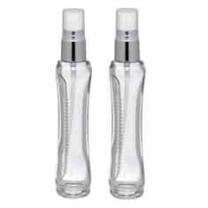 Set 2 pulverizoatoare din sticla pentru ulei si otet, 2x30 ml