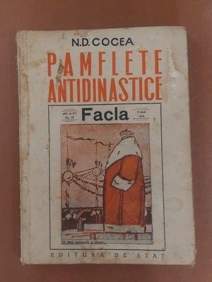 Pamflete antidinastice- N. D. Cocea foto