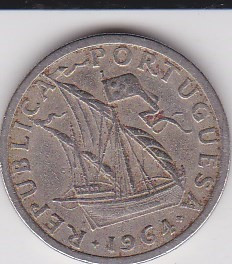 Portugalia 2.50 escudos 1964