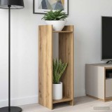vidaXL Suport pentru plante cu raft Stejar Artizanal 30 x 30 x 100 cm 899576