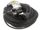 Prelungitor alimentare KEL 3x2,5mm2 50m 16A cu 1 priză neagră