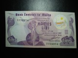 MALTA 5 POUNDS / LIRE 1967 SUPERBA