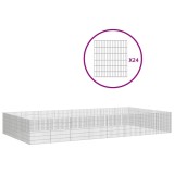 Cumpara ieftin Adapost pentru animale cu 24 panouri, 54x60 cm, fier galvanizat