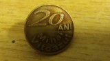 QW9 N2 37 - insigna - militar - Brigada de garda Mihai Viteazul - 20 de ani, Romania de la 1950