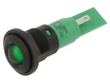 Lampă de control LED verde 24V &Oslash;16mm