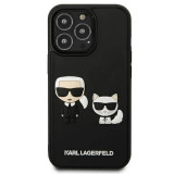 Cumpara ieftin Husa Cover Karl Lagerfeld and Choupette 3D pentru iPhone 14 Plus Black