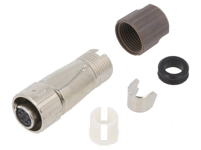 Conector circular LF mufă mamă 6 PIN