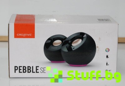 Озвучителна система Creative Pebble SE,RGB, USB-C foto
