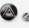 Insigna Masonica, Diametru 1.5cm, Colectie Masonerie, Cutie Protectie